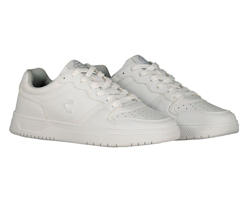 Calzado Tenis Charly Blancos De Piel Tenis Charly 38120 Blanco