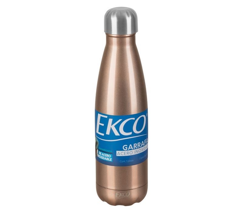 Botella para Agua de Acero Inoxidable 500 ml Ekco
