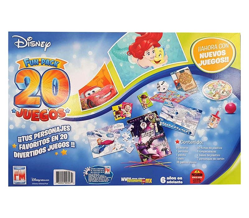 juego de mesa fotorama 20 juegos en uno disney 327 VIU Tienda Online