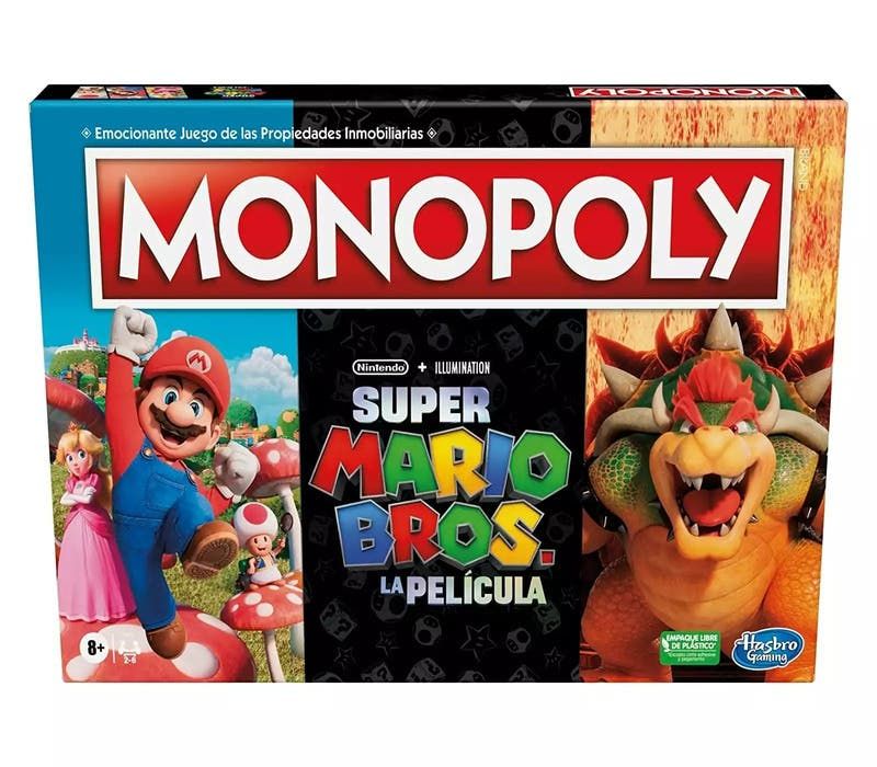 juego de mesa hasbro monopoly mario bros movie f6818 VIU Tienda Online