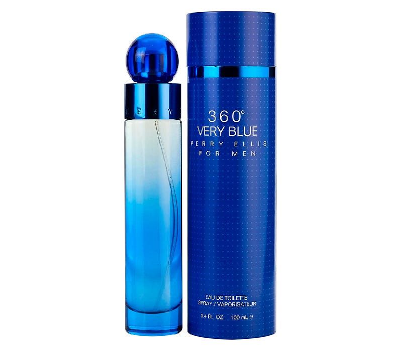 perfume caballero perry ellis 360 very blue edt eau de toilette