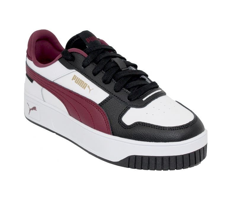 Tenis Puma Carina Street Negro Rojo