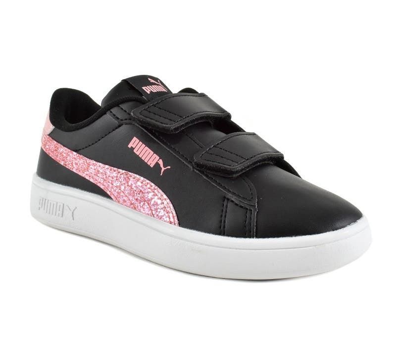 tenis puma nina 39258402 smash 3.0 l star glow v ps negro t180 VIU Tienda Online