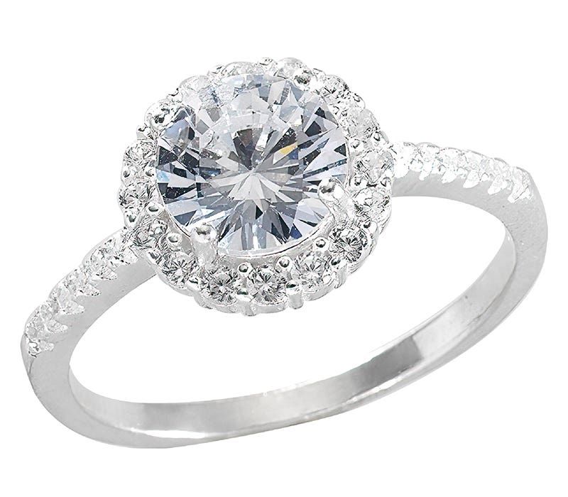 Anillo De Compromiso De Diamantes Ovalados De 470 Quilates