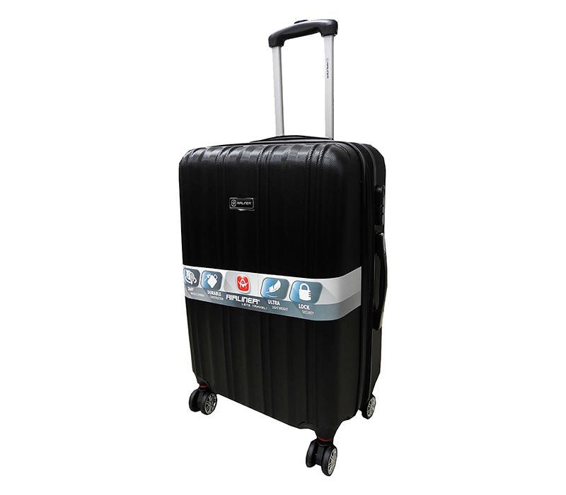 maleta airliner policarbonato 1599bk 20'' negro - VIU Tienda Online