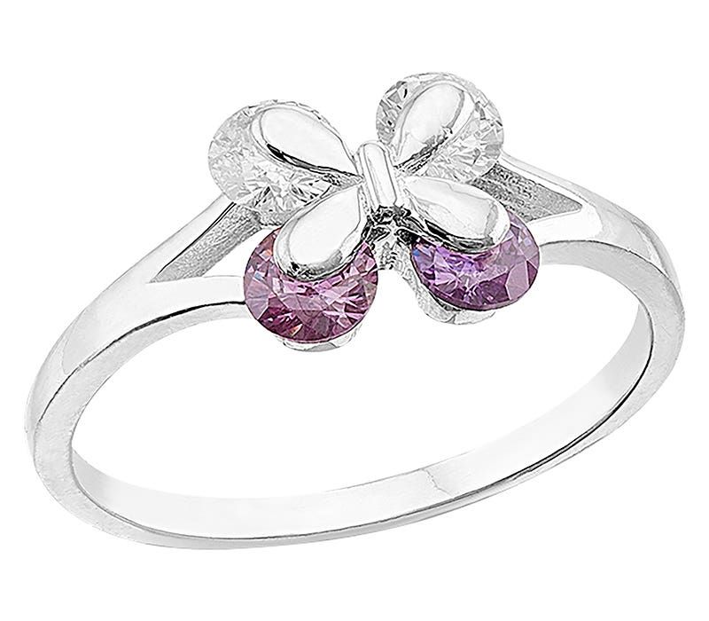 anillo plata 66e piedras mor/bca VIU Tienda Online